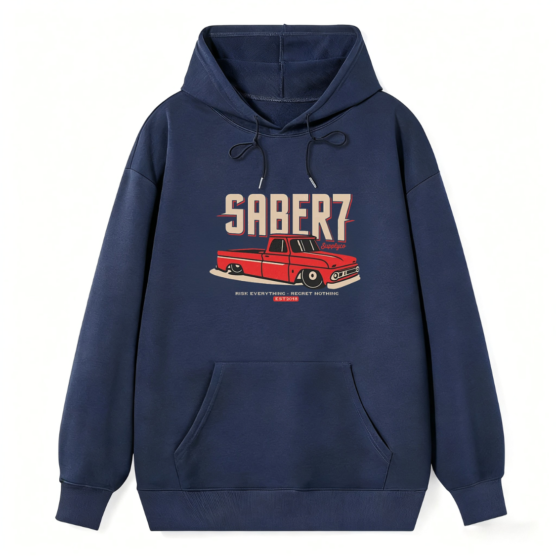 Vintage Car Sabertz Classic Hoodie - Image 4