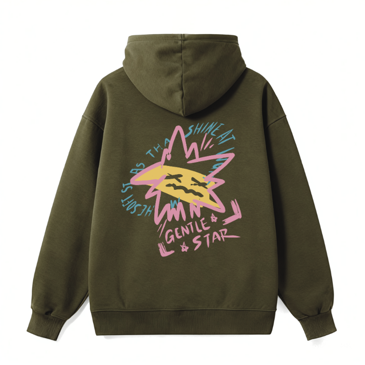 Neon Star Classic Hoodie - Image 6
