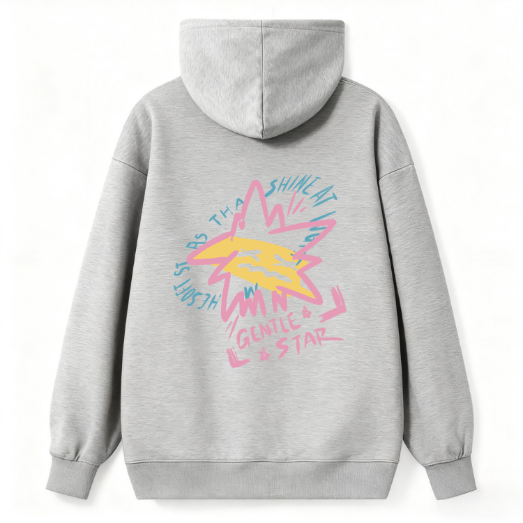 Neon Star Classic Hoodie - Image 4